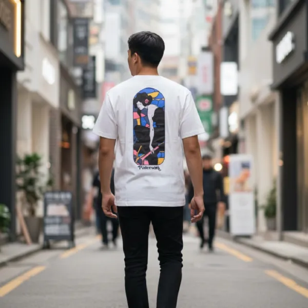 Áo Thun Nam Reason Paterson White T-Shirt P44 Màu Trắng Size M