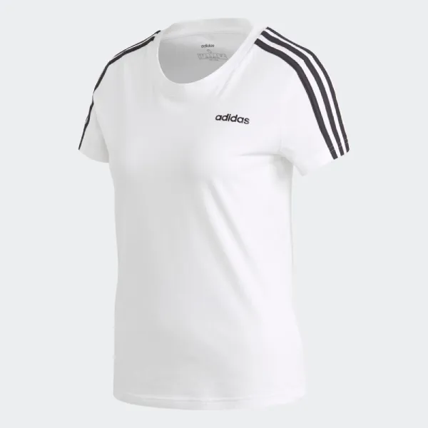 Áo Thun Nữ Adidas 3-Sripes Essentials White GH7887 Tshirt Màu Trắng Size S