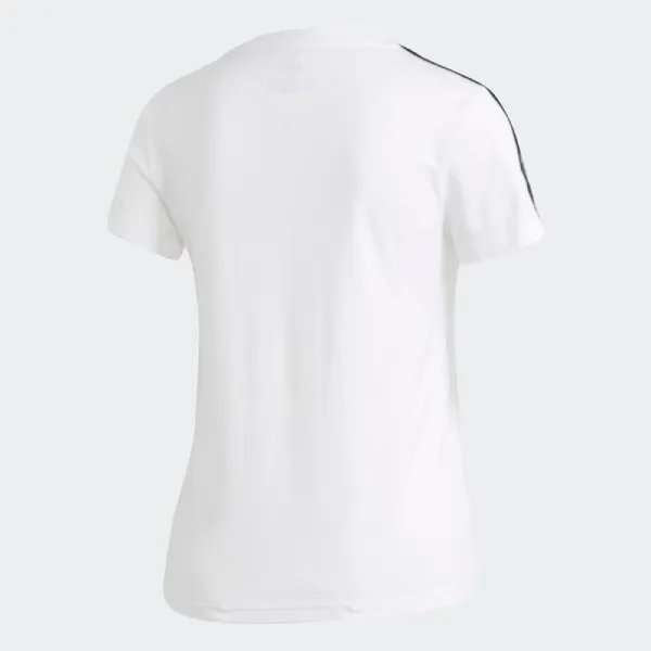 Áo Thun Nữ Adidas 3-Sripes Essentials White GH7887 Tshirt Màu Trắng Size S