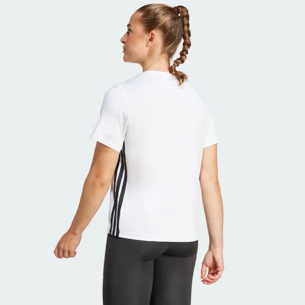 Áo Thun Nữ Adidas 3-Stripes Train Essentials White JH1393 Tshirt Màu Trắng Size S