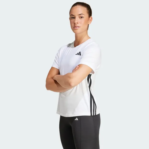 Áo Thun Nữ Adidas 3-Stripes Train Essentials White JH1393 Tshirt Màu Trắng Size S