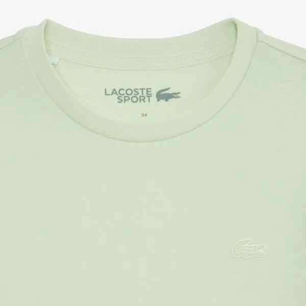 Áo Thun Nữ Lacoste Basic T-Shirt Green TF791E-56G BIC Màu Xanh Green Size 34