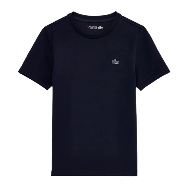 Áo Thun Nữ Lacoste Short-Sleeve T-Shirt TF791E HDE Màu Xanh Navy Size 34