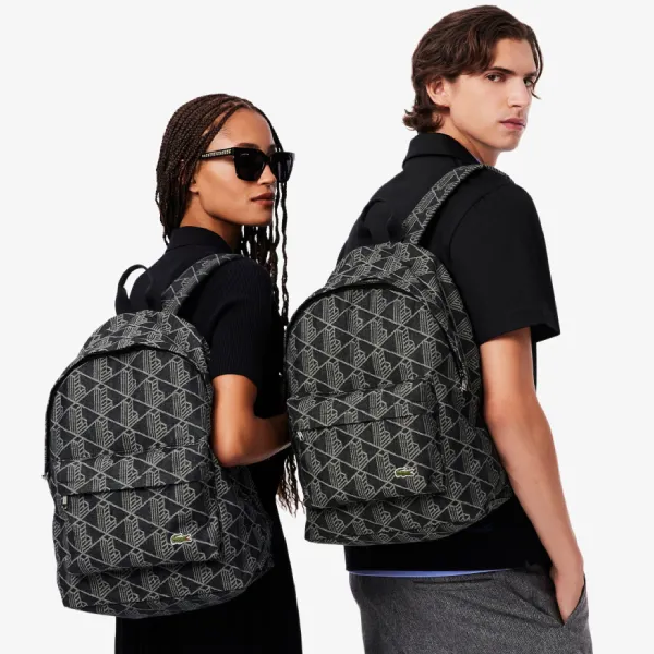 Balo Lacoste Neocroc Motif Backpack NU4871NZ R33 Màu Đen