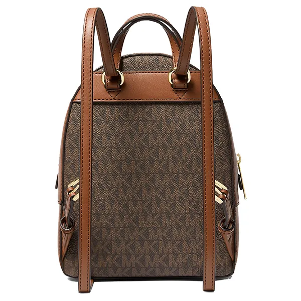 Balo Nữ Michael Kors MK Jaycee Mini XS Logo Backpack 35T2G8TB1B Màu Nâu