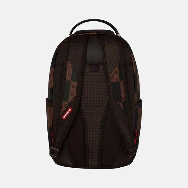 Balo Sprayground That Big Check Shark Backpack Màu Đen Nâu