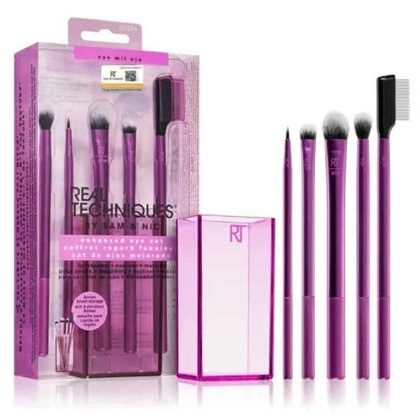 Bộ Cọ Mắt 5 Cây Kèm Ống Đựng Real Techniques Enhanced Eye Brush