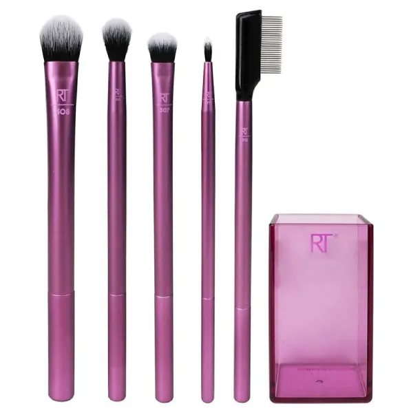 Bộ Cọ Mắt 5 Cây Kèm Ống Đựng Real Techniques Enhanced Eye Brush