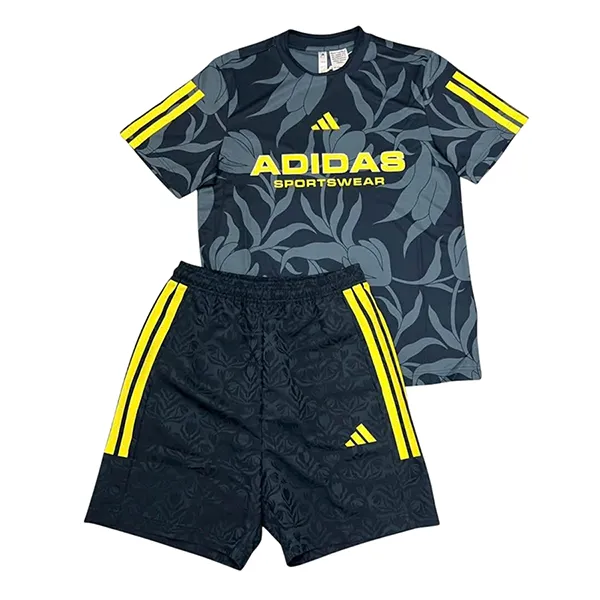Bộ Quần Áo Tennis/Pickleball Nam Adidas Street Sports Tiro AOP Màu Xanh Đen Size S