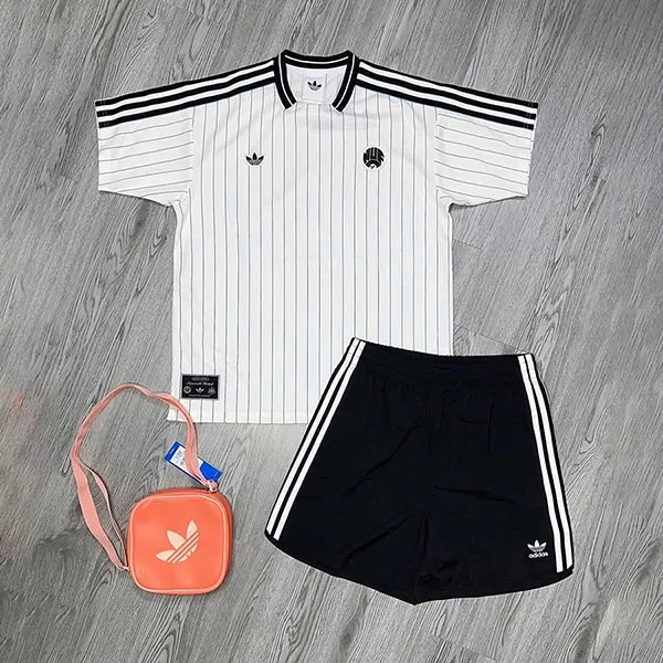 Bộ Thể Thao Pickleball/ Tennis Nam Adidas Adicolor Newcastle United FC Classics Sprinter JM9492/HS2069 Màu Trắng Đen Size S