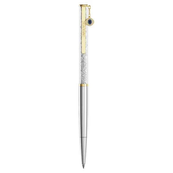 Bút Bi Swarovski Crystalline Ballpoint Pen Evil Eye, Gold tone, Mixed Metal Finish 5728729 Màu Bạc
