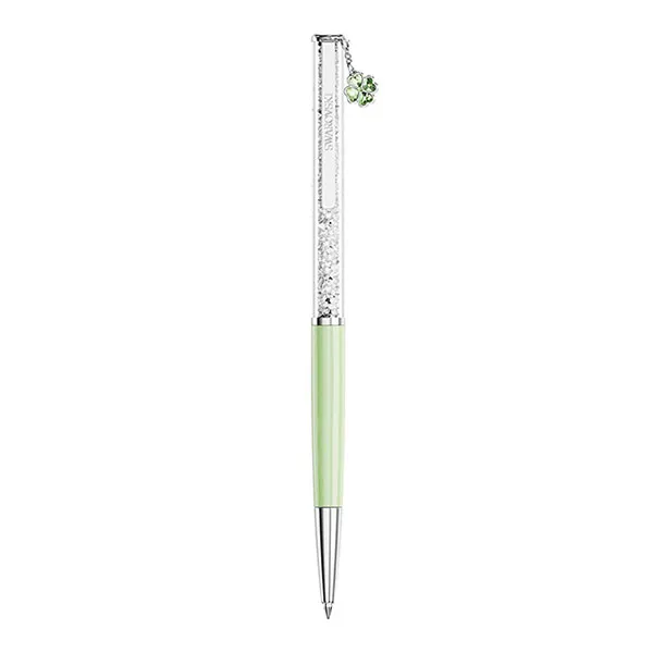 Bút Ký Swarovski Crystalline Ballpoint Pen Clover, Green, Green Lacquered, Chrome Plated 5732973 Màu Xanh Green