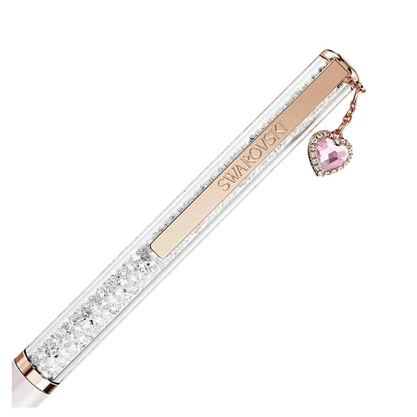 Bút Ký Swarovski Crystalline Ballpoint Pen Heart, Pink, Pink Lacquered, Rose Gold-Tone Plated 5732990 Màu Hồng Nhạt