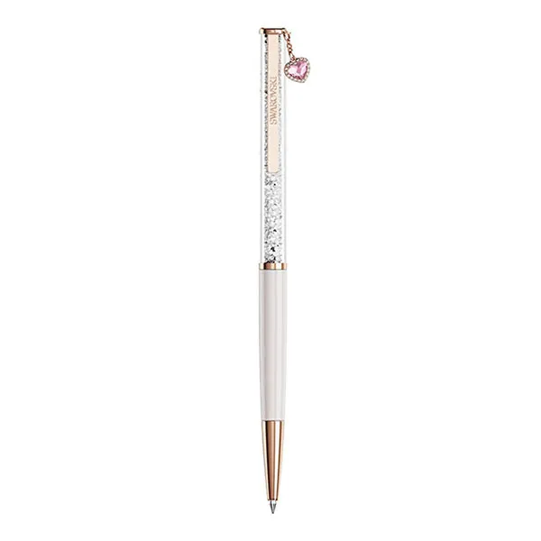 Bút Ký Swarovski Crystalline Ballpoint Pen Heart, Pink, Pink Lacquered, Rose Gold-Tone Plated 5732990 Màu Hồng Nhạt