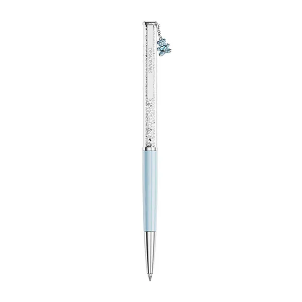 Bút Ký Swarovski Crystalline Ballpoint Pen Teddy, Blue, Blue lacquered, Chrome plated 5732980 Màu Xanh Dương