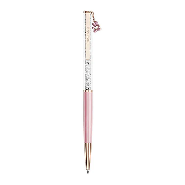 Bút Ký Swarovski Crystalline Ballpoint Pen Teddy Pink, Pink Lacquered, Rose Gold-Tone Plated 5744955 Màu Hồng