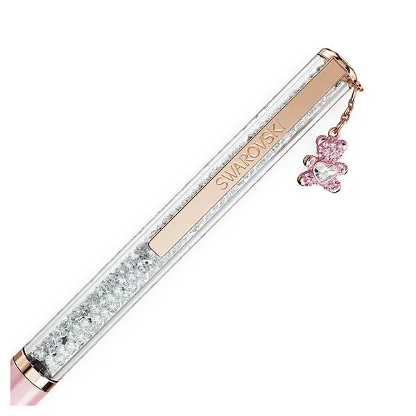 Bút Ký Swarovski Crystalline Ballpoint Pen Teddy Pink, Pink Lacquered, Rose Gold-Tone Plated 5744955 Màu Hồng