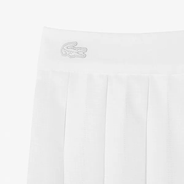 Chân Váy Lacoste Women's Tennis Skirt JF9342 55G 001 Màu Trắng Size 32