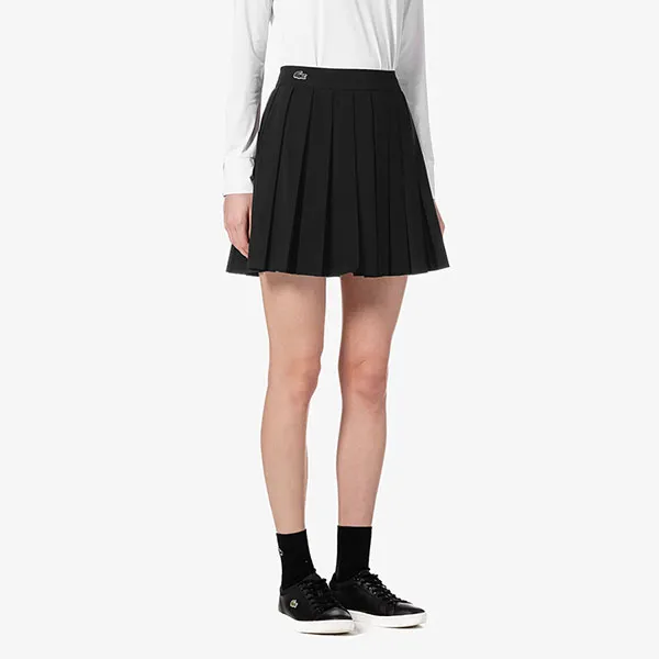 Chân Váy Nữ Lacoste Women's Tennis Skirt JF9342 55G 031 Màu Đen Size 32