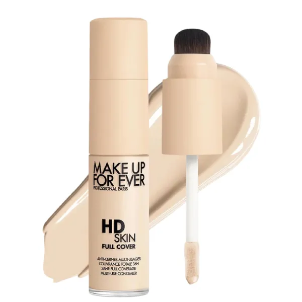 Che Khuyết Điểm Make Up For Ever HD Skin Full Cover Multi-Use Waterproof Concealer With Niacinamide 9ml Tone 1N00
