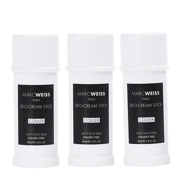 Combo 3 Thanh Khử Mùi Hương Nước Hoa Ngăn Mồ Hôi Marcweiss Paris Deo-Cream Stick Couler (3 x 40ml)