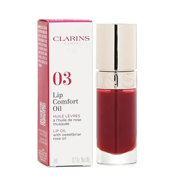 Dầu Dưỡng Ẩm Căng Mọng Môi Clarins Lip Comfort Oil 03 Cherry Màu Đỏ 7ml