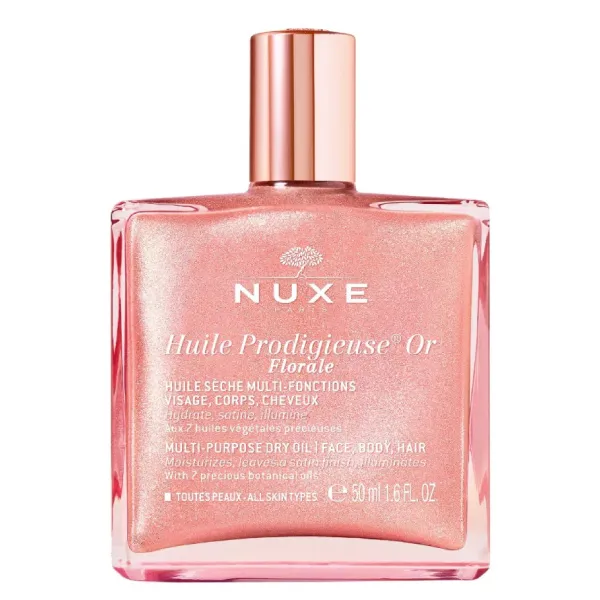 Dầu Dưỡng Đa Năng Ánh Nhũ Hương Hoa Nuxe Huile Prodigieuse Or Florale 50ml (Không Hộp)