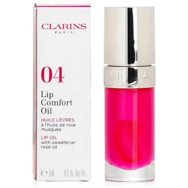 Dầu Dưỡng Môi Căng Mọng Clarins Lip Comfort Oil 04 Pitaya Màu Hồng Đỏ 7ml