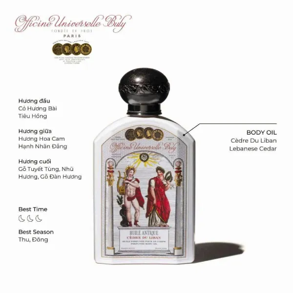 Dầu Dưỡng Thể Officine Universelle Buly Huile Antique Cèdre Du Liban 190ml