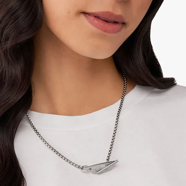 Dây Chuyền Diesel Silver DX1477040 Necklace Màu Bạc