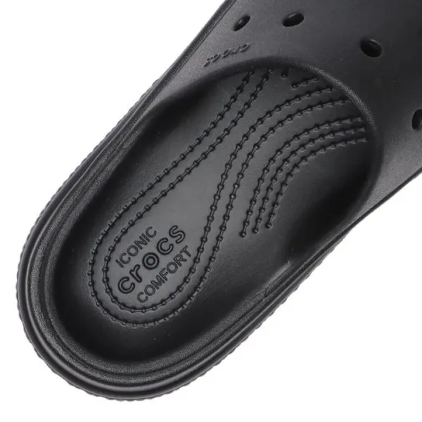 Dép Crocs Stomp Slides Black 209346-001 Màu Đen Size 34-35