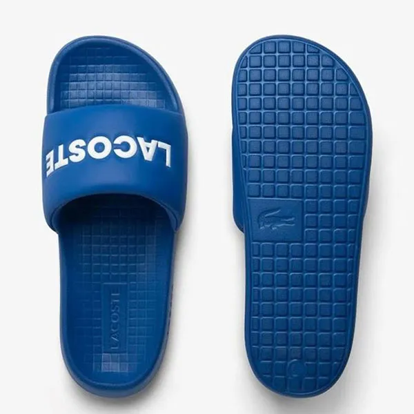 Dép Lacoste Sports Slippers IST Men's Serve Slides RZ9022M55G 221 Màu Xanh Blue Size 7UK