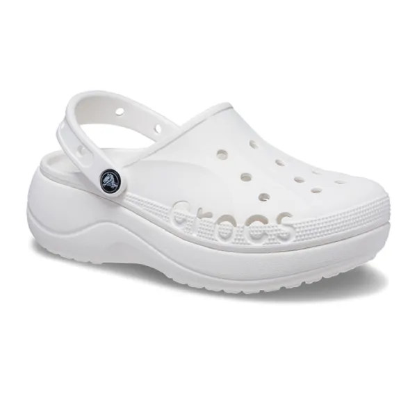 Dép Nữ Crocs Baya Platform White 208186-100 Màu Trắng Size 34-35