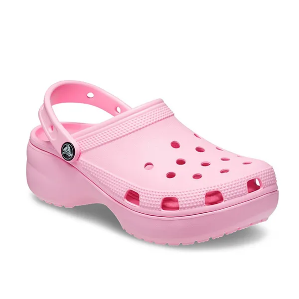 Dép Sục Nữ Crocs Classic Platform Clog Màu Hồng Size W6