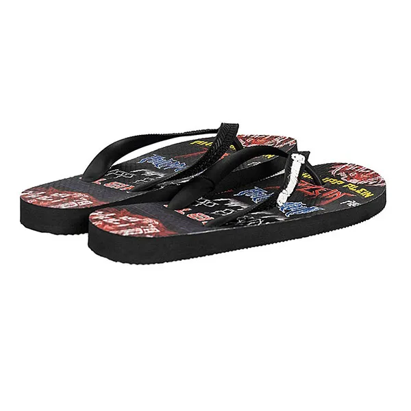 Dép Xỏ Ngón Philipp Plein Flip Flops IMPS902 Màu Đen Phối Màu Size 38