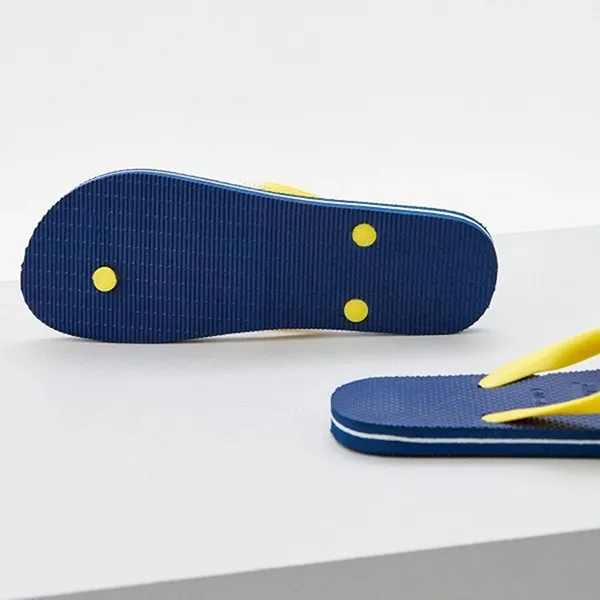 Dép Xỏ Ngón Philipp Plein Flip Flops Màu Xanh/Vàng Size 40