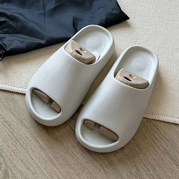 Dép Yeezy YS-01 Slides Màu Kem Size 4