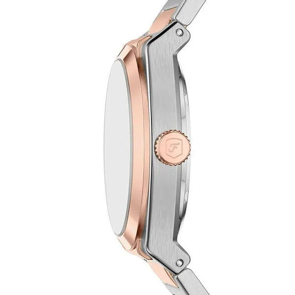 Đồng Hồ Nam Fossil Everett Automatic 42mm ME3277 Màu Đen/ Vàng Hồng
