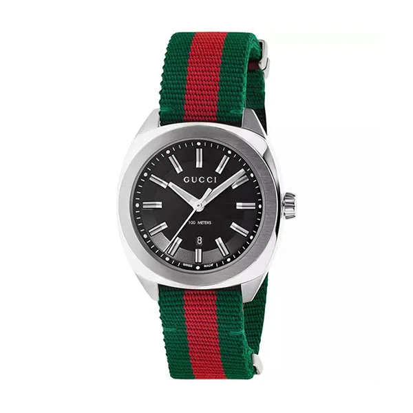 Đồng Hồ Nam Gucci GG2570 Watch 40mm Màu Xanh Bạc