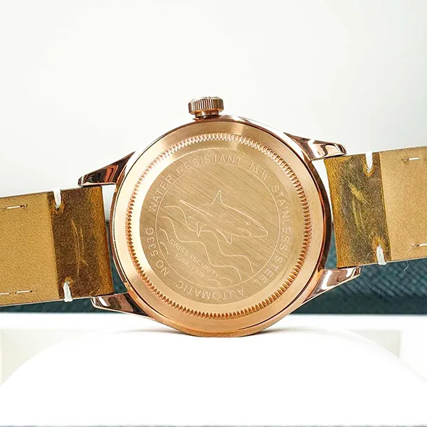 Đồng Hồ Nam I&W Carnival Automatic Watch 533G-D3 Màu Xanh/Nâu
