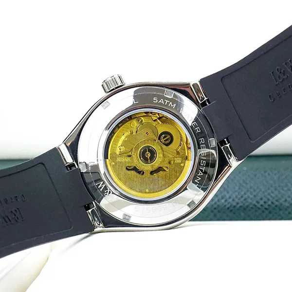 Đồng Hồ Nam I&W Carnival Automatic Watch 55851G1-S2 Màu Đen/Xanh
