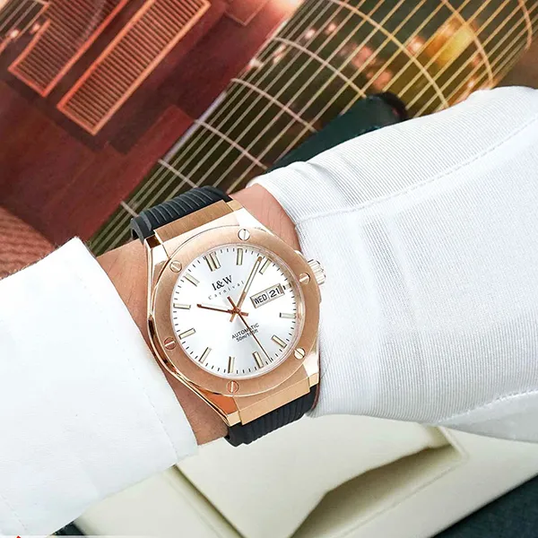 Đồng Hồ Nam I&W Carnival Automatic Watch 55851G1-S7 Màu Đen