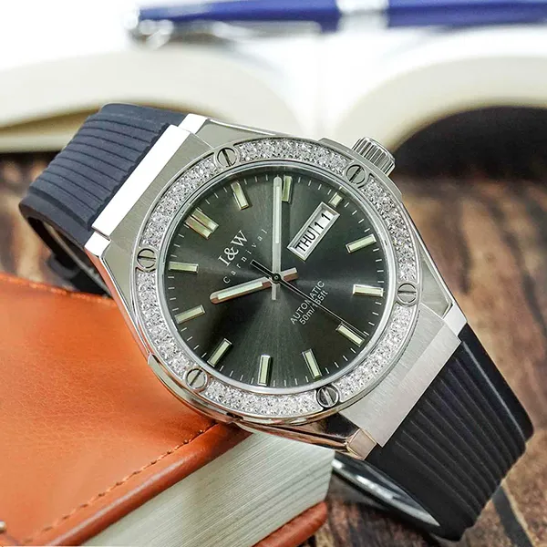 Đồng Hồ Nam I&W Carnival Automatic Watch 55851G2-S4 Màu Đen/Bạc