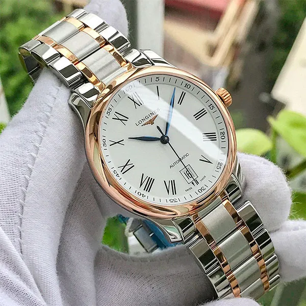 Đồng Hồ Nam Longines Master Collection L2.628.5.19.7 (L26285197) Màu Bạc/ Vàng Hồng
