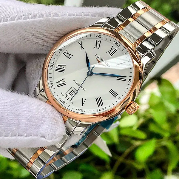 Đồng Hồ Nam Longines Master Collection L2.628.5.19.7 (L26285197) Màu Bạc/ Vàng Hồng