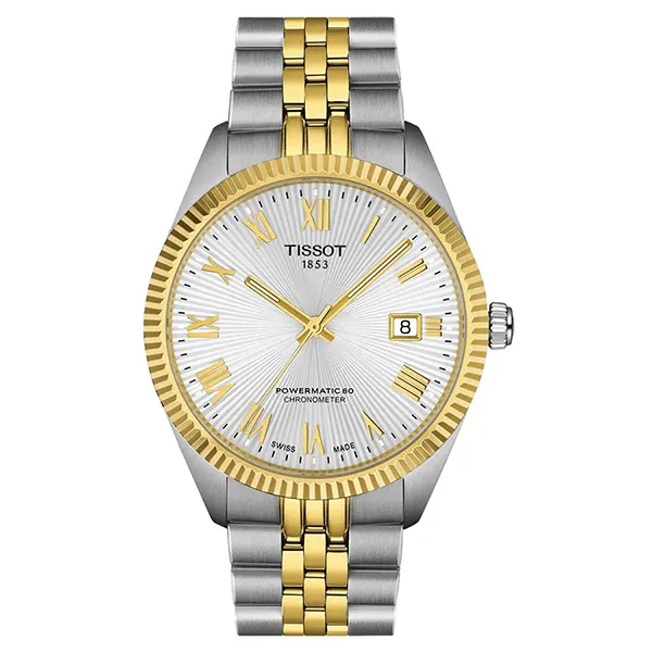 Đồng Hồ Nam Tissot Ballade Powermatic 80 COSC Watch T156.408.22.033.00 Màu Vàng/Bạc