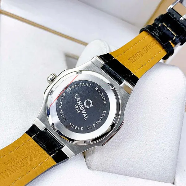 Đồng Hồ Nữ Carnival 8160L-VH-DD-XT Màu Đen - Vàng
