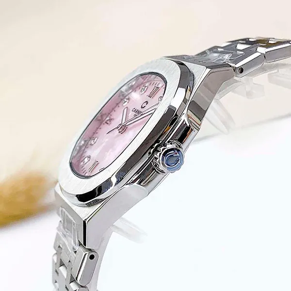 Đồng Hồ Nữ Carnival 8160L-VT-HK Màu Hồng Bạc