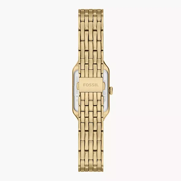 Đồng Hồ Nữ Fossil Raquel Mini Three Hand Gold Tone Stainless Steel Watch ES5467 Màu Vàng Gold
