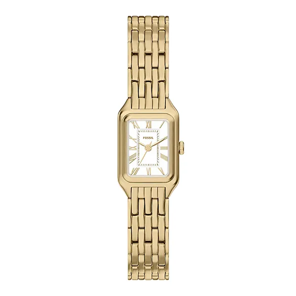 Đồng Hồ Nữ Fossil Raquel Mini Three Hand Gold Tone Stainless Steel Watch ES5467 Màu Vàng Gold